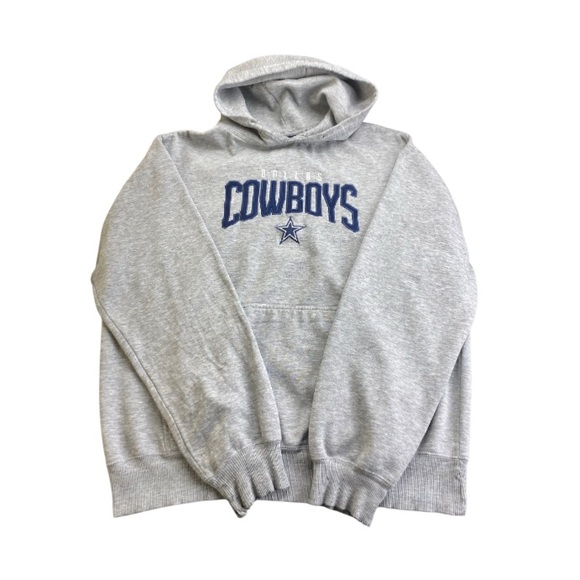 Authentic Dallas Cowboys Pullover Hoodie Gray Size XL - Picture 1 of 6
